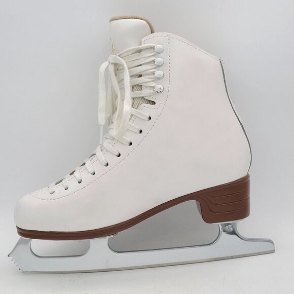 Jackson Artiste Womens Size 7 B Ice Skates Ultima Mark IV Blades White 1790 - Picture 5 of 16